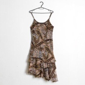 blue dress for baby girl Vintage Beaded Midi Fairy Dress With Sharkbite Hem In Olive