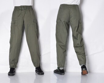 90s cargo pants with tassels