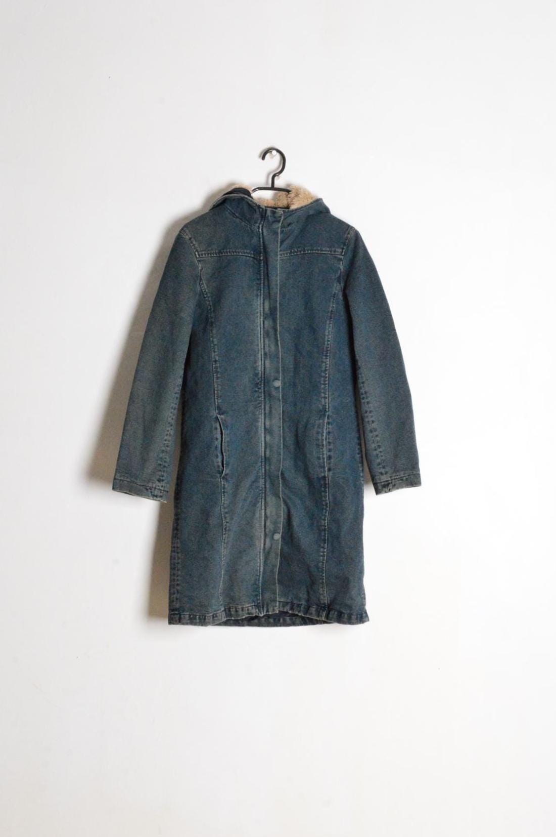 Y2k Fur Denim Jacket - Etsy - Page 2