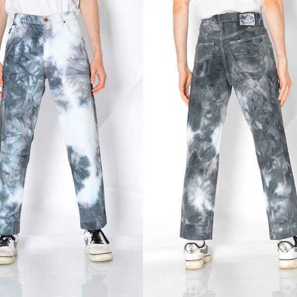 Tie Dye Jeans Etsy