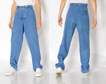 80s High Waist Jeans - Etsy