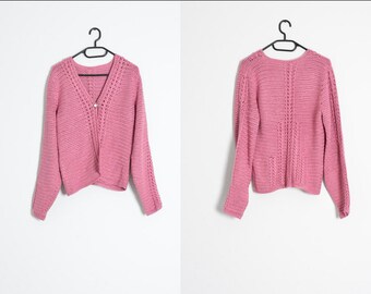 Dusty Pink Cardigan - Etsy