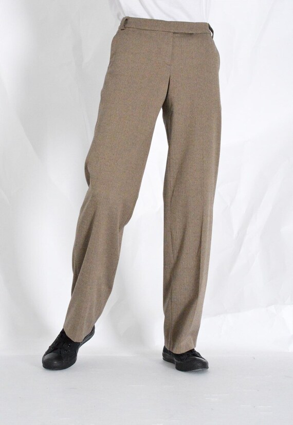 Y2K Vintage Beige Pantaloni Donna Vita Taglia 31 In | Etsy Italia