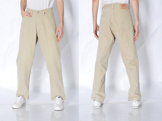 Vintage 90s Lee Cooper Beige Minimalist 