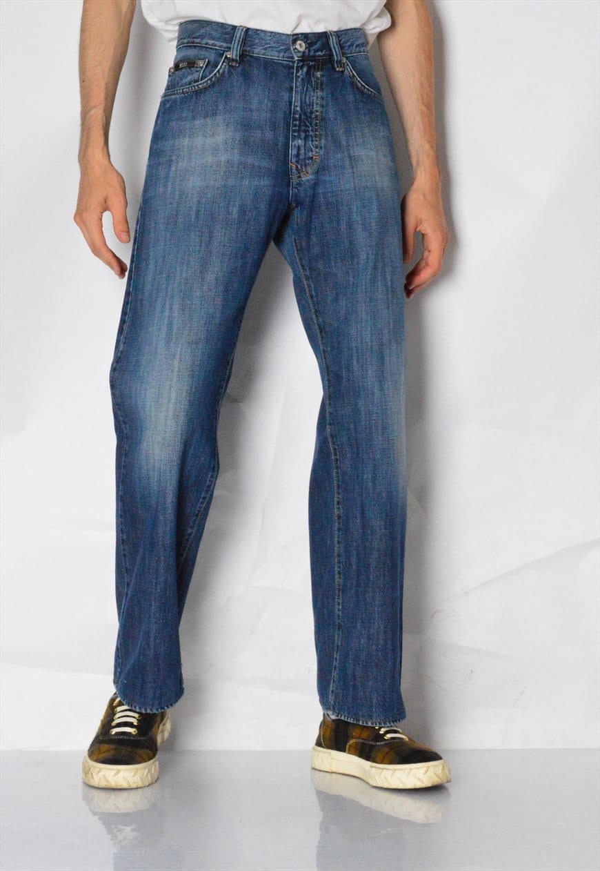 Y2K Vintage Blue Hugo Boss Jeans Mens Denim Pants Waist Size Y2K Vintage Blue Hugo Boss Jeans Mens Denim Pants Waist Size