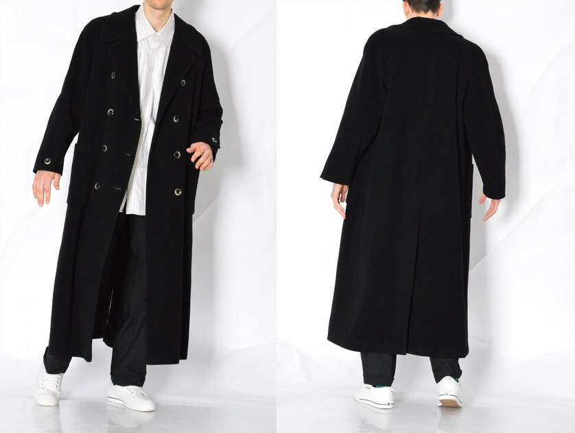 long black coat men