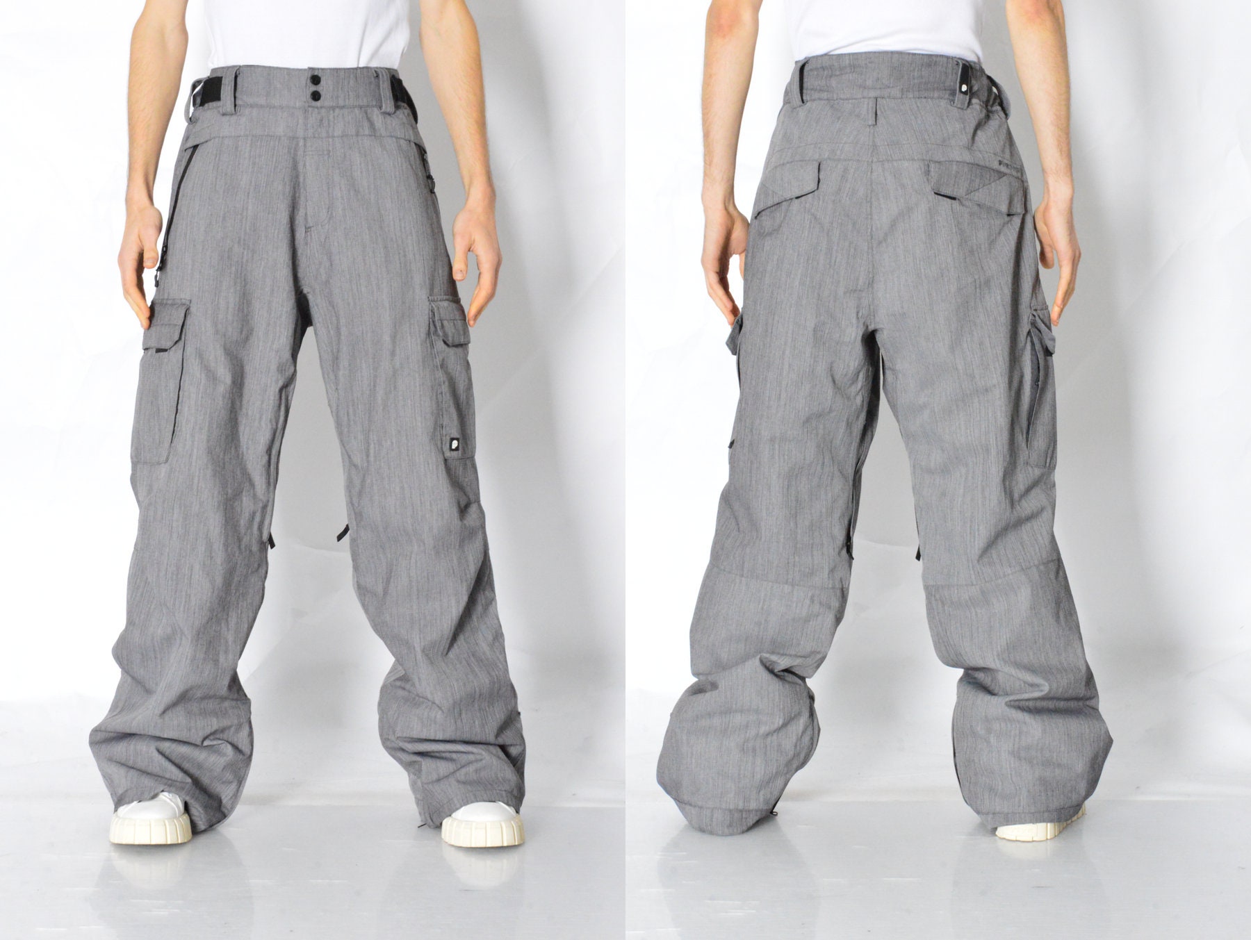 Samenpersen Mantel scherp Baggy ski pants - Etsy België