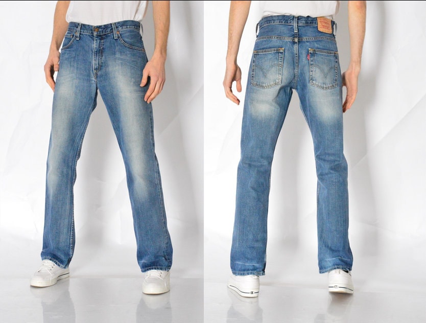 Vintage 90s Levis 507 Blue Jeans Mens Denim Pants Waist Size - Etsy