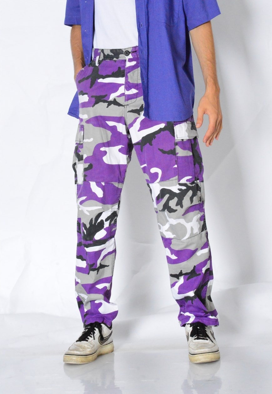 ボトムを作り続け40年 1990s vintage PURPLE cargo バギー パンツ