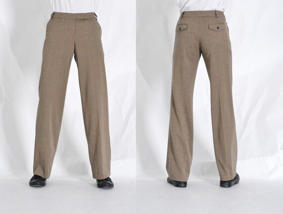 Y2K Vintage Beige Pantaloni Donna Vita Taglia 31 In | Etsy Italia