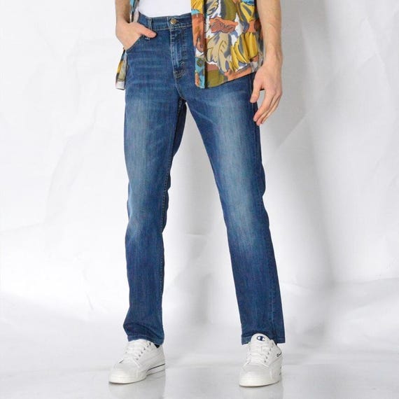 Y2K Levis 511 Faded Blue Jeans Grunge Denim Pants Waist Size 31 in 