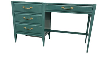 Basic-Witz Desk In New Port Green Benjamin Moore