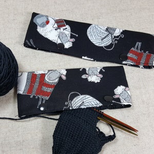 Needle case "knitting sheep" for dpn knitting needles