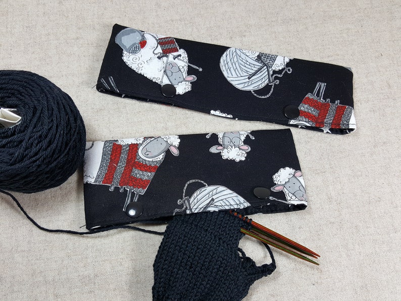 Needle case knitting sheep for dpn knitting needles image 1