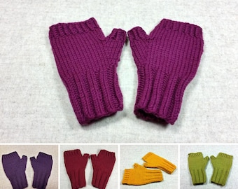 Fingerless Gloves organic for toddlers, many colors