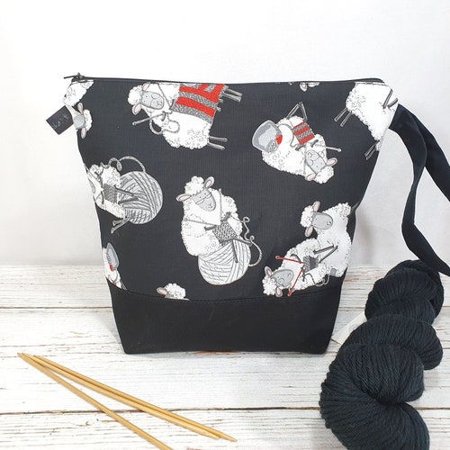 Project Bag for Knitting knitting Sheep With Etsy