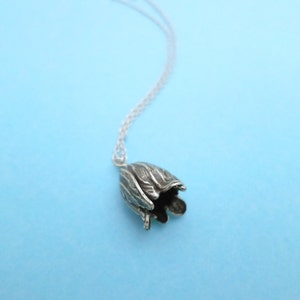Flora, Beautiful, Tulip, Flower, Gold, Silver, Necklace, Vintage, Tulip, Necklace, Birthday, Friendship, Mom, Sister, Gift, Jewelry
