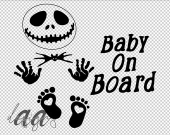 Free Free 248 Jack Skellington Baby On Board Svg SVG PNG EPS DXF File