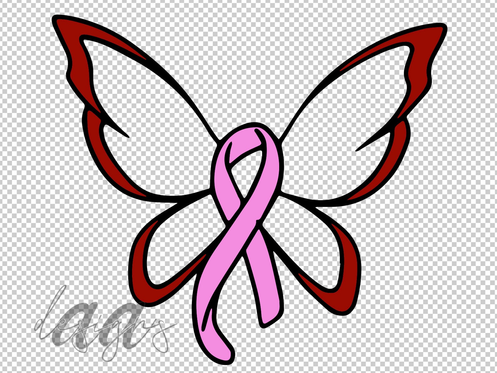 Cancer SVG Butterfly Cancer SVG Breast Cancer SVG - Etsy