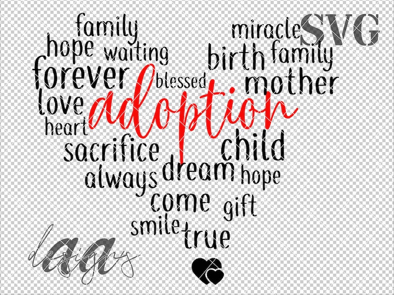 Adoption SVG, Family SVG, Love SVG, Dream Come True Svg - Etsy