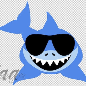 Hai SVG, Hai SVG, Hai SVG, Sonnenbrille SVG, Kindergarten SVG