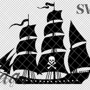 Pirate Ship SVG, Pirate SVG, Ship SVG, Nautical svg