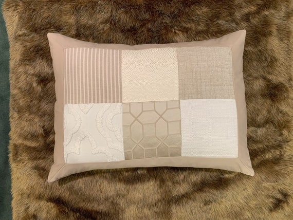 Home Decor Pillow Cover Decorator Fabrics Texture Neutral Etsy