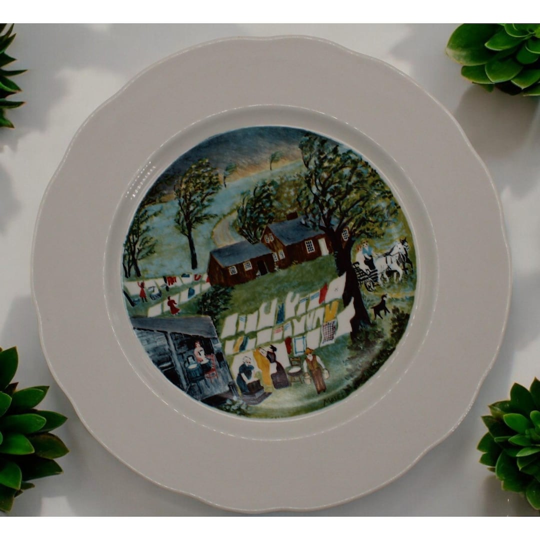 Grandma Moses International Limited Edition Platter 