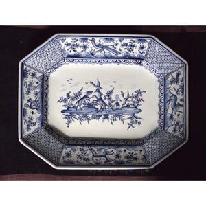 Hand-Painted Ceramic Platter: Coimbra Portugal Faience, Signed P. Daege