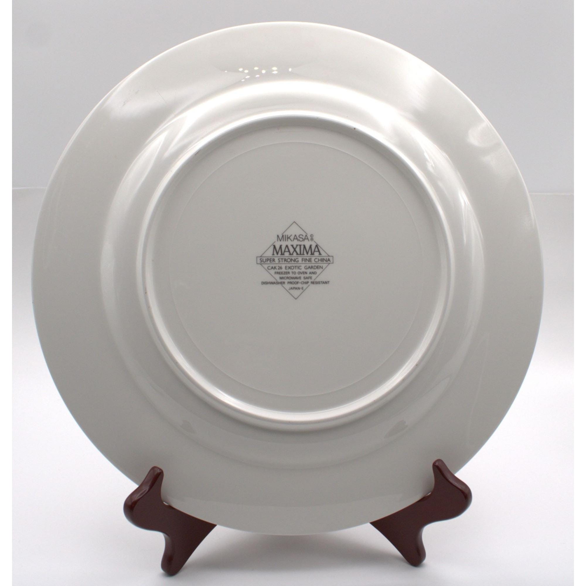 ミカズキッチン プレート Mikasa Maxima CAK26 Exotic Garden Dinner Plate Fine China Fruit