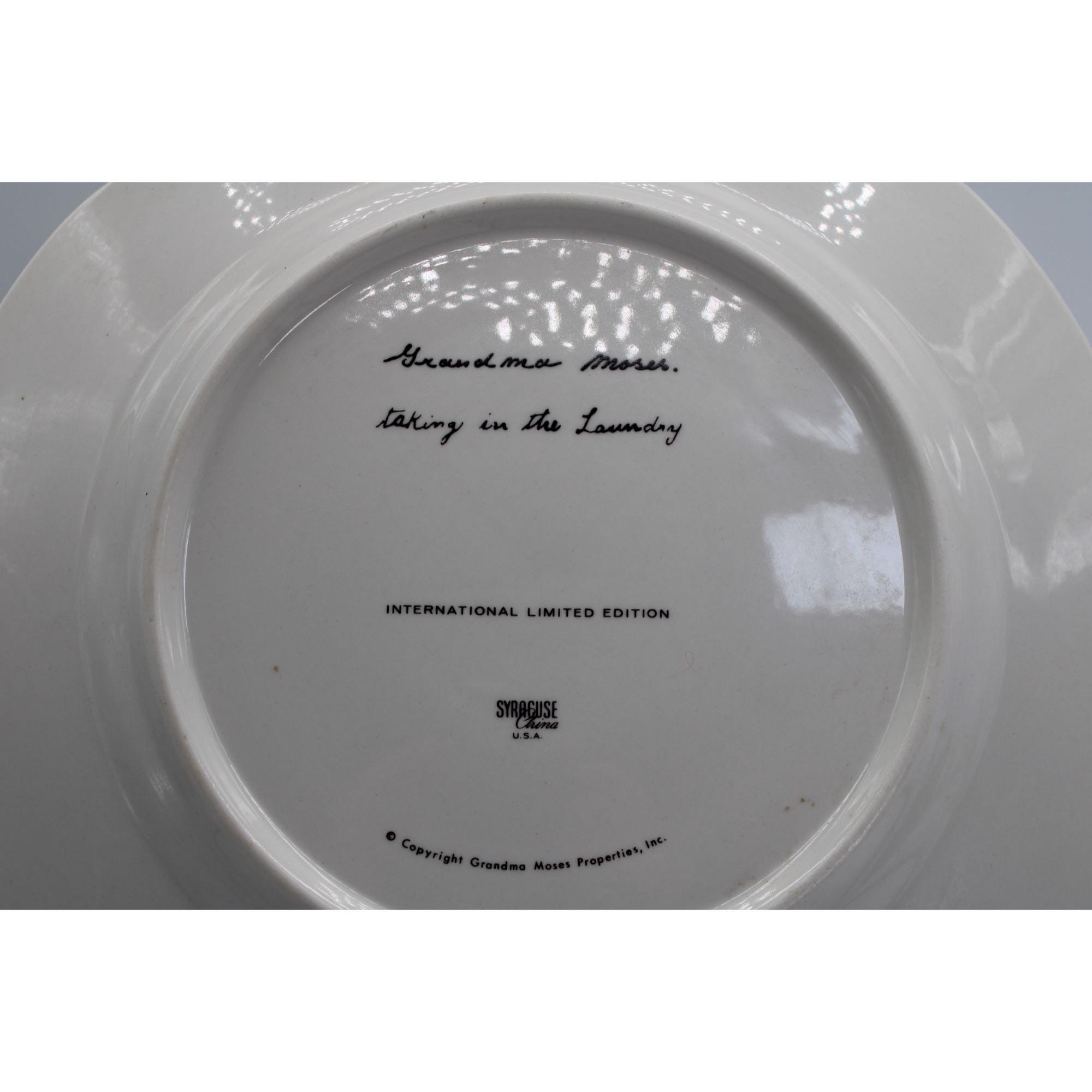 Grandma Moses International Limited Edition Platter 