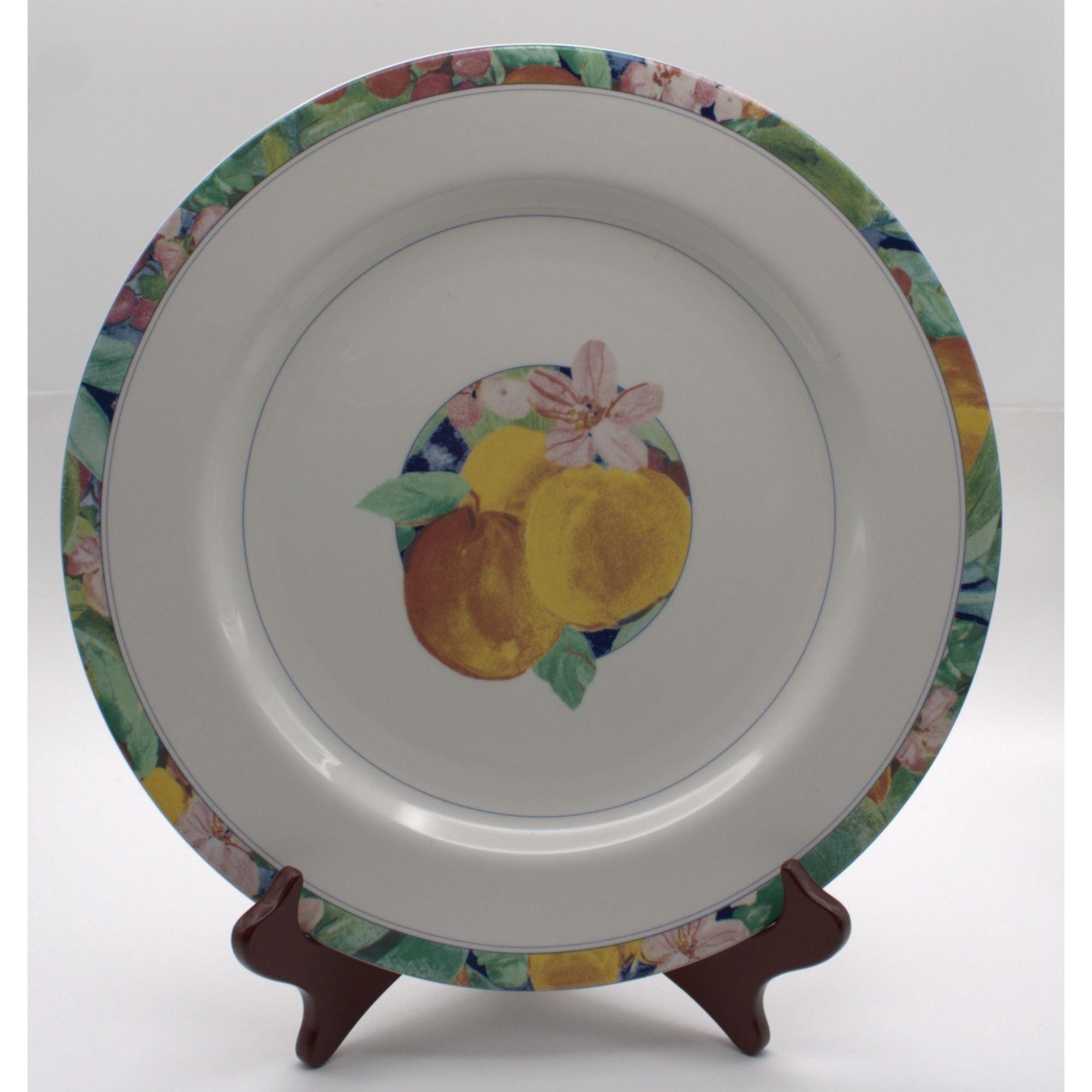 ミカズキッチン プレート Mikasa Maxima CAK26 Exotic Garden Dinner Plate Fine China Fruit