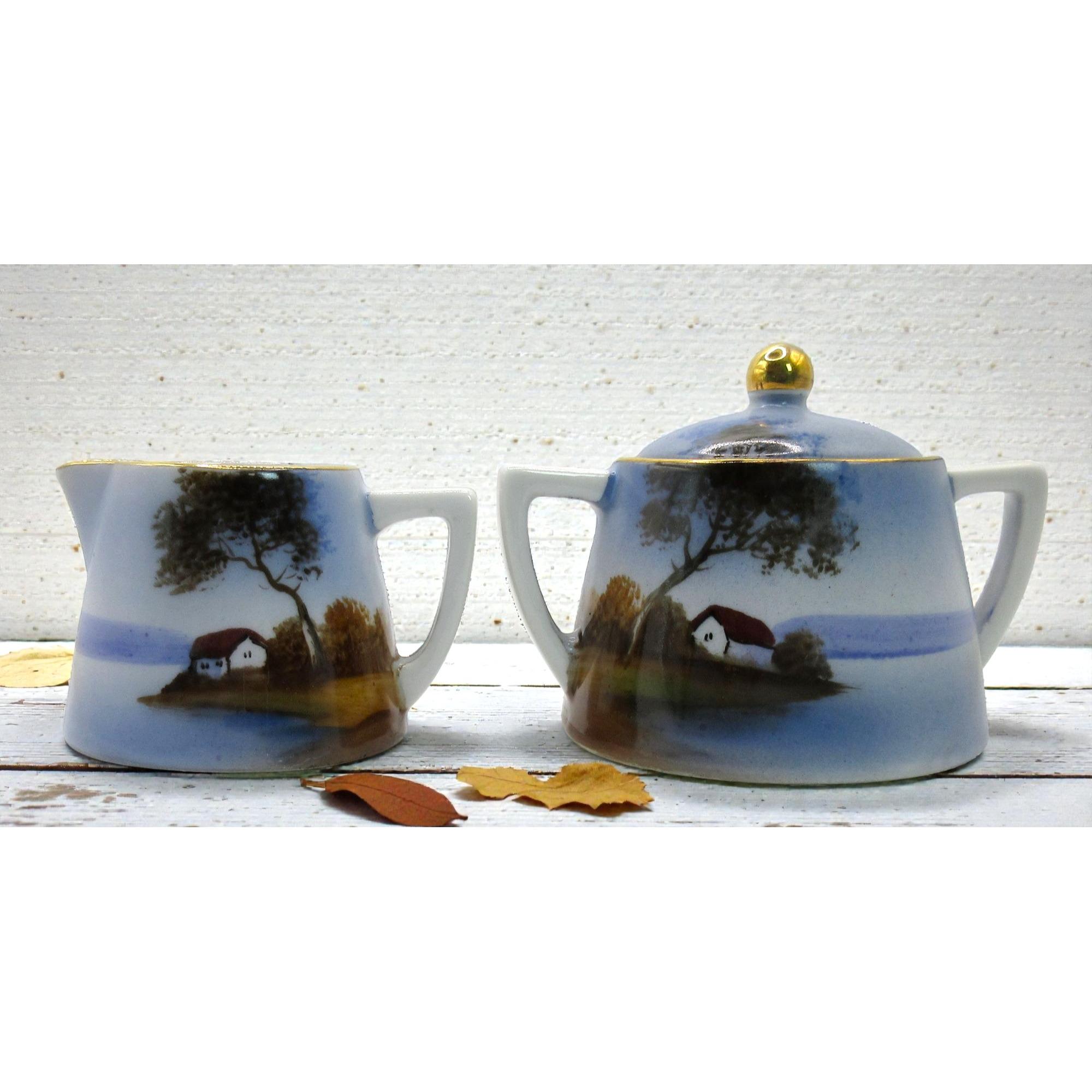 Noritake Lake Scene - Etsy