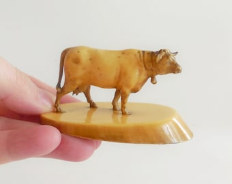 Vache vintage en celluloïde - Années 40