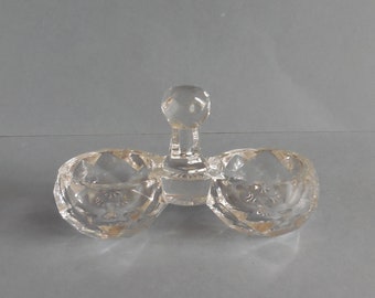 Salière - poivrière cristal BACCARAT.