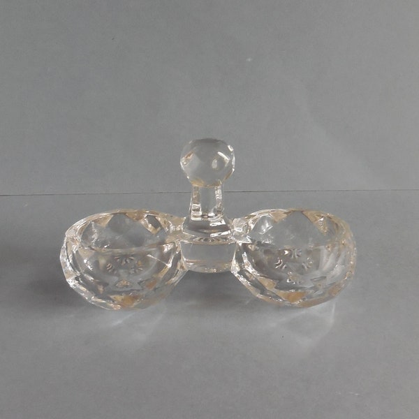 Salière - poivrière cristal BACCARAT.