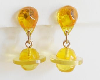 Boucles d'oreilles vintage Marc Labat - Années 80-90