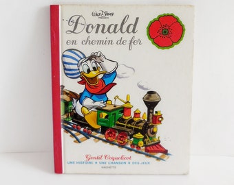 Livre enfants vintage Donald - Collection Gentil Coquelicot - 1978