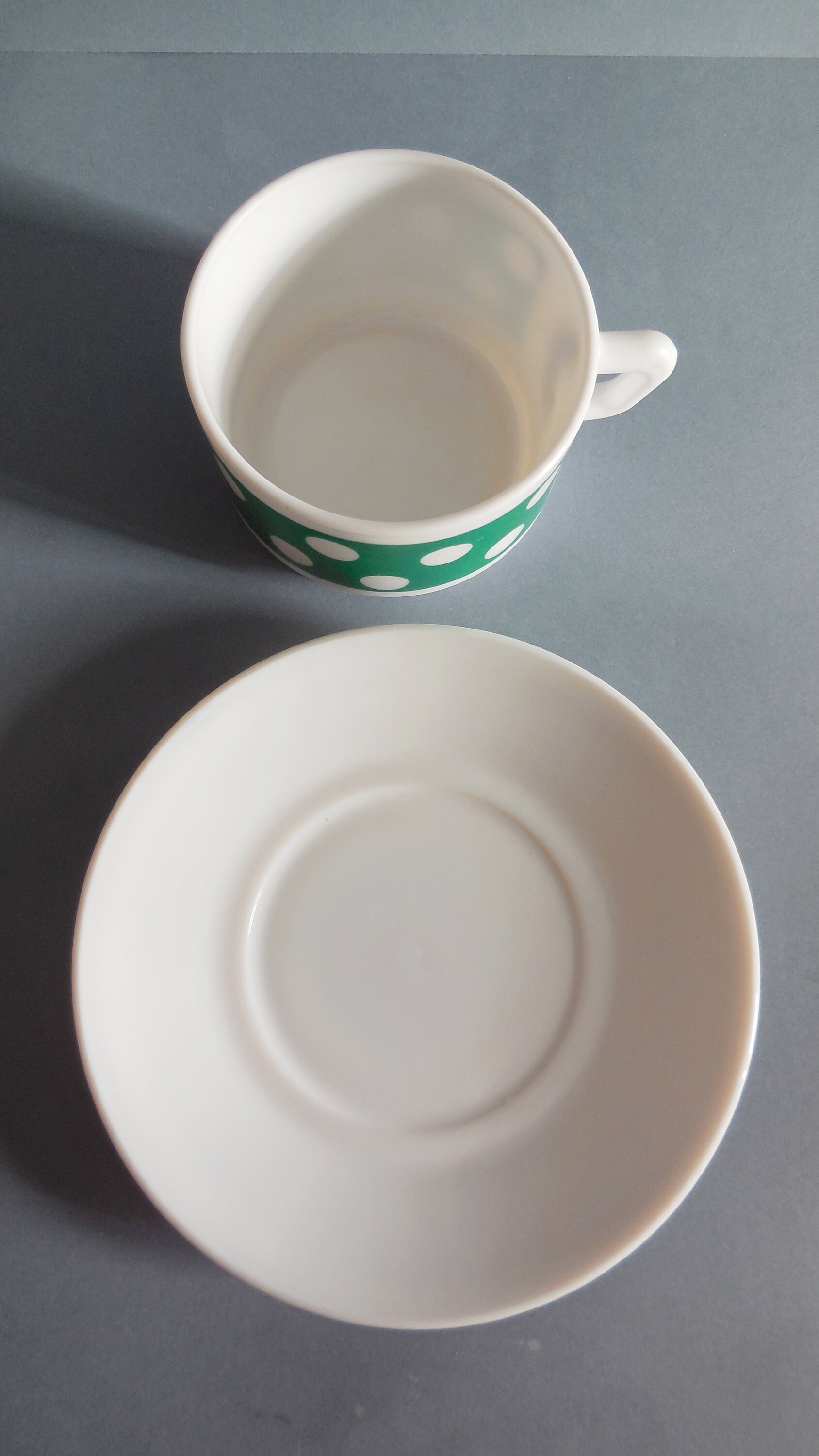 Lot Vintage Arcopal : 1 Bol Et 1 Tasse à Pois Rouges - Années 70/80 - Céramique - Bon état
