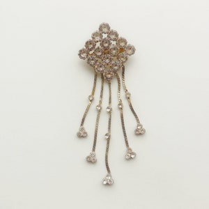 Broche vintage en strass - Années 80