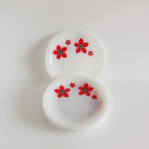 Assiettes à dessert vintage ARCOPAL France - Années 70