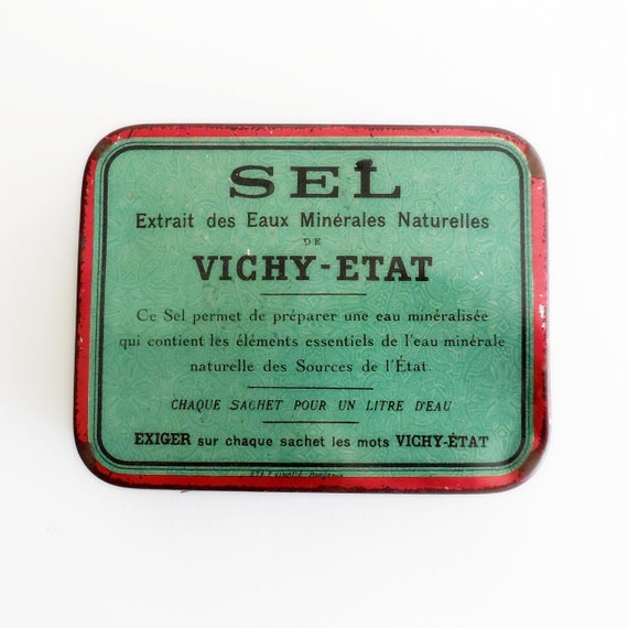 Boite Ancienne Vichy Sel Vichy Etat Années 40