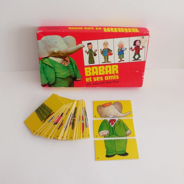 Jeu vintage BABAR et ses amis - Années 70