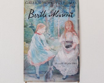 Affiche exposition Berthe Morisot 1987 - Affiche originale.
