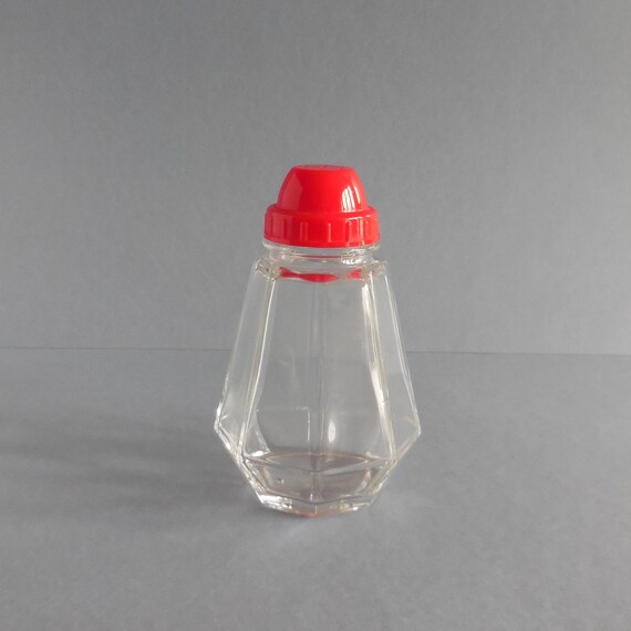 Saupoudreuse En Verre Vintage – Transparent – Bon état – Sucrier Ou épice