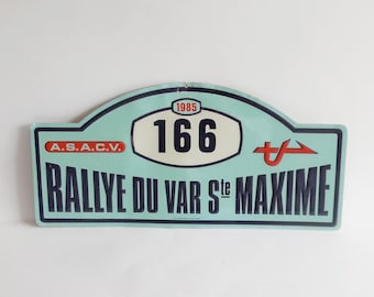 Plaque Métal Publicitaire 30x20 Cm - Décoration Murale Voiture De Rallye