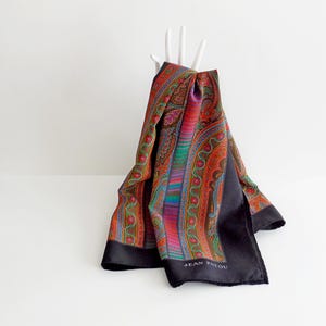 Foulard Jean Patou - Soie.