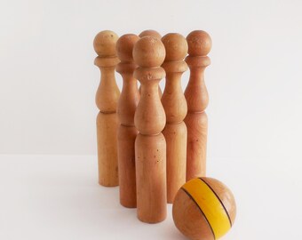 Jeu De Quilles Finlandaises En Bois – 12 Quilles Numérotées, Pour 2 à 4 Joueurs, Dès 5 Ans