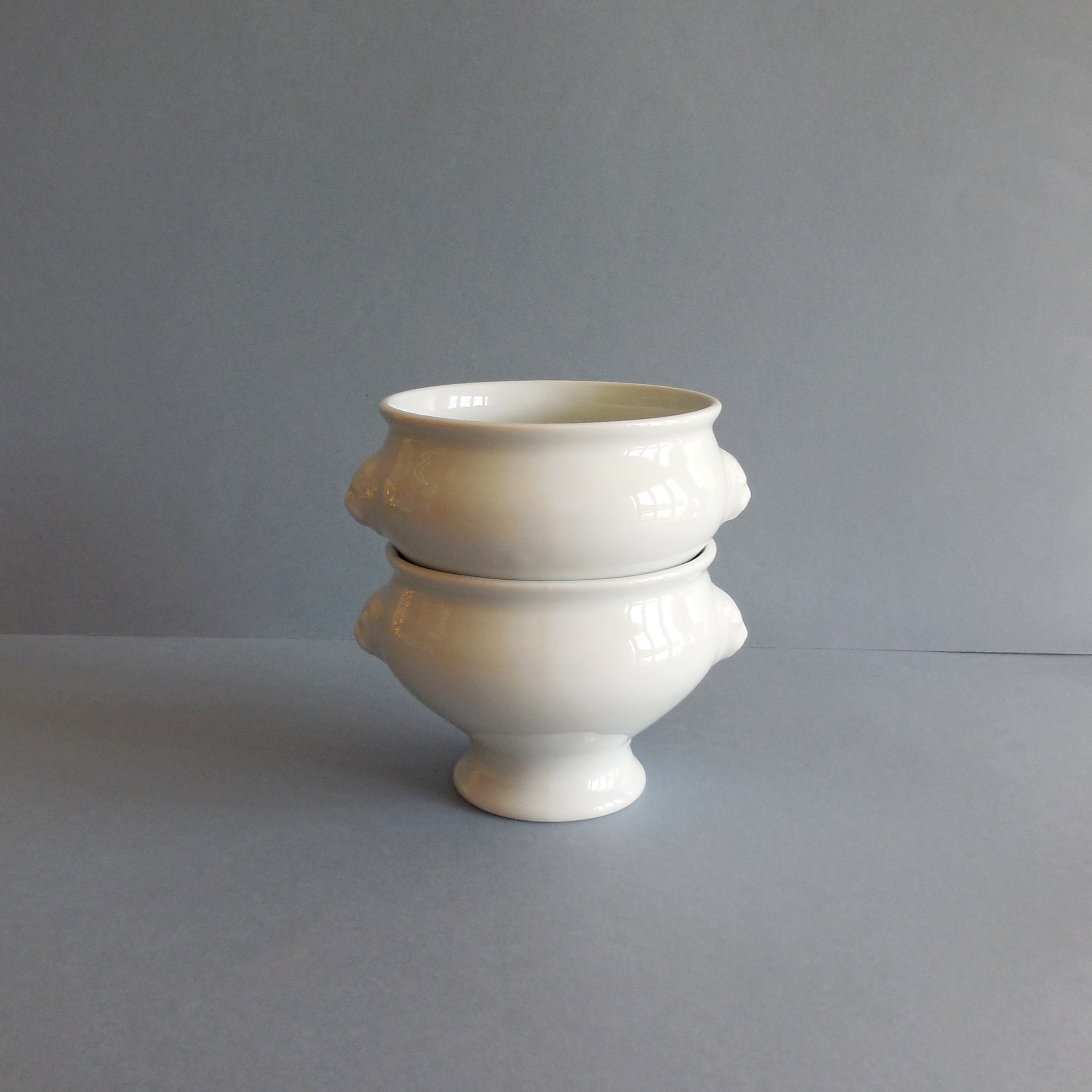 Bols à Soupe en Porcelaine de Limoges - France