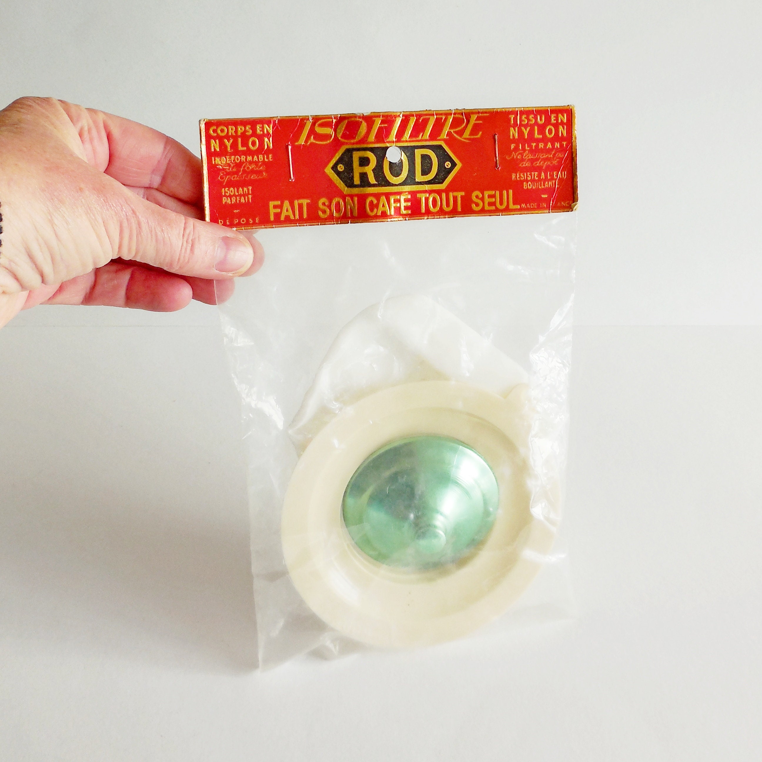 Filtre à Café Lavable. Filtre en Nylon - Années 50-60